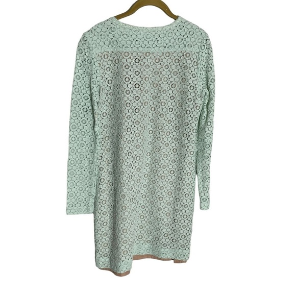 Victoria Beckham For Target Lace Dress Mint Green Nude Underlay Small - Picture 2 of 7